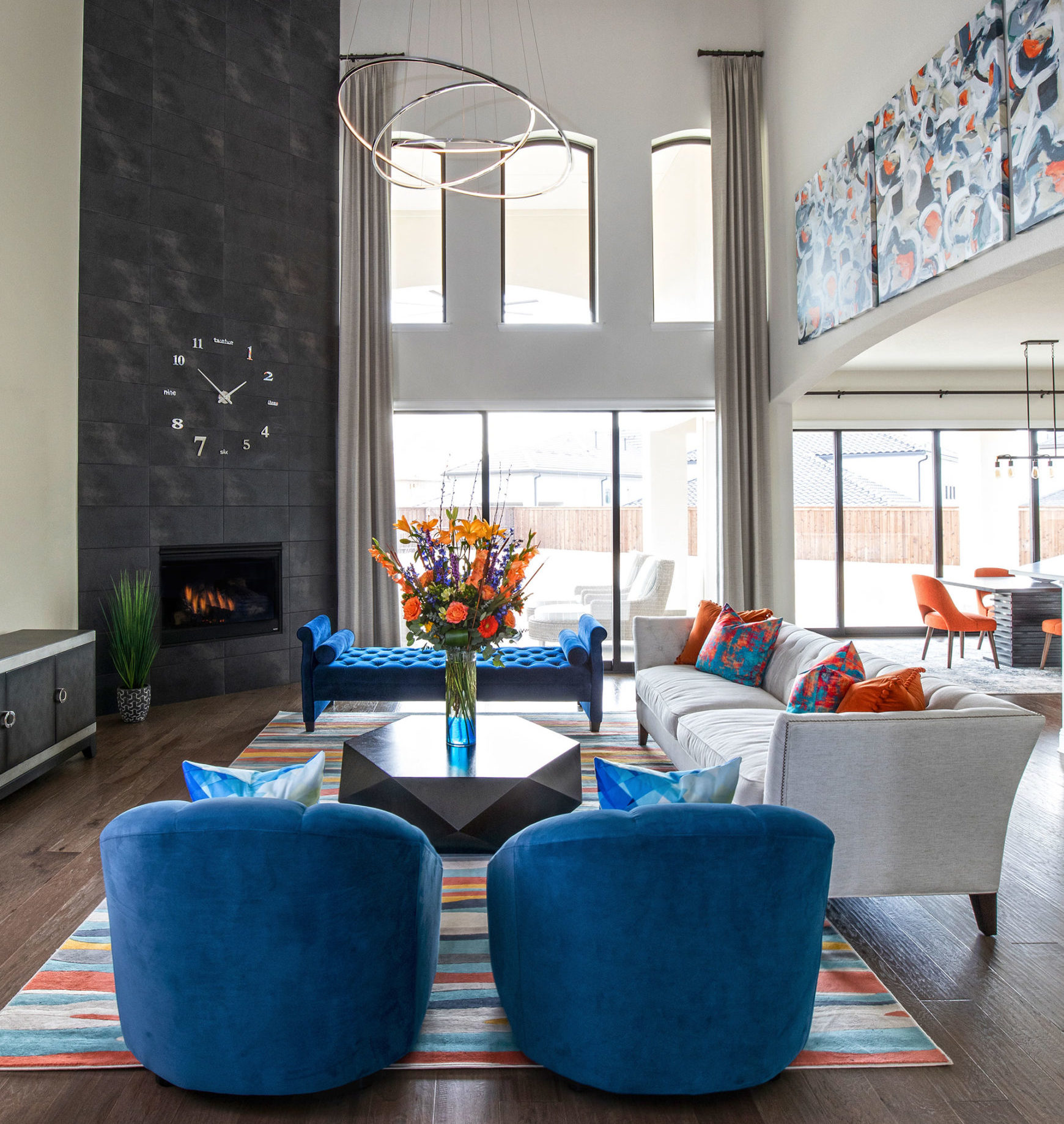 Modern Living Room Interior Designer Hoover, AL